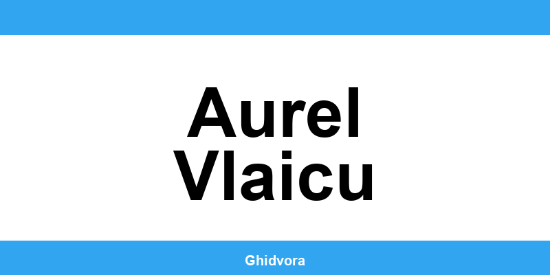 Contact DRPCIV Aurel Vlaicu, programări online și orar de funcționare