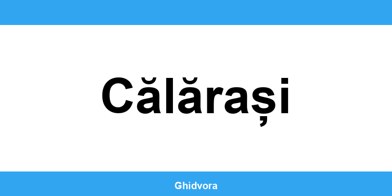 Contact DRPCIV Călărași, programări online și orar de funcționare