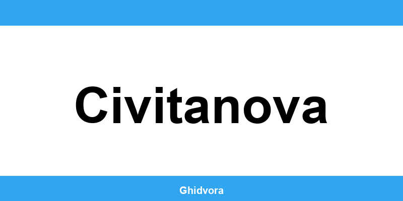 Contact DRPCIV Civitanova, programări online și orar de funcționare