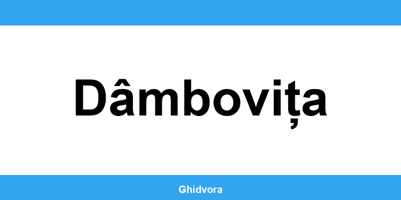 Contact DRPCIV Dâmbovița, programări online și orar de funcționare