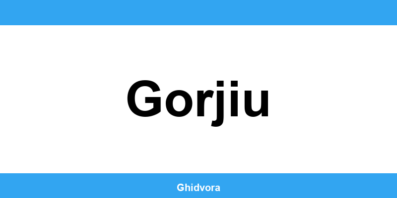 Contact DRPCIV Gorjiu, programări online și orar de funcționare