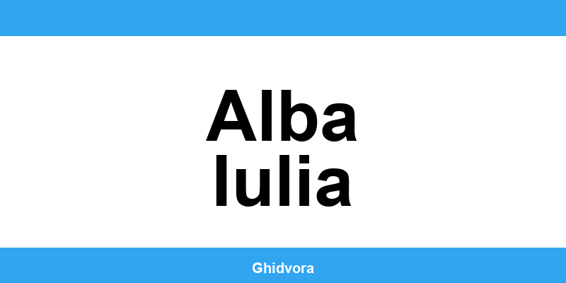 Contact DRPCIV Alba Iulia, programări online și orar de funcționare