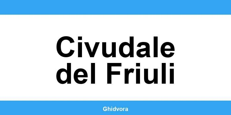 Contact DRPCIV Civudale del Friuli, programări online și orar de funcționare