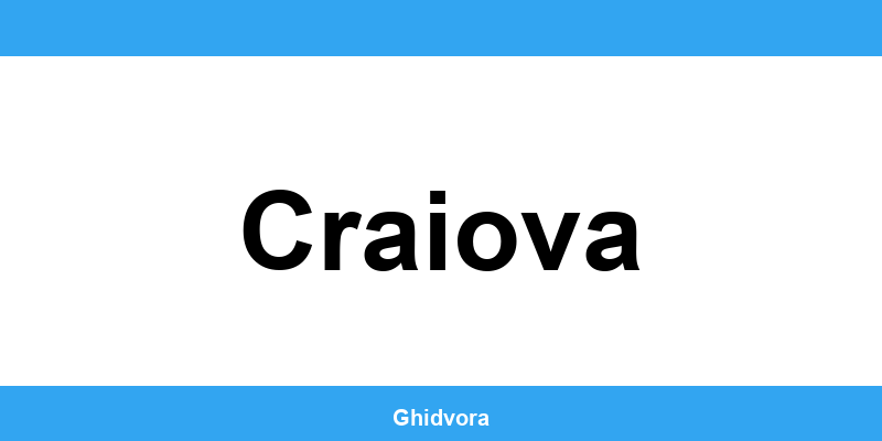 Contact DRPCIV Craiova, programări online și orar de funcționare