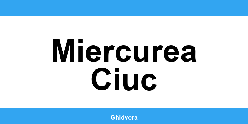 Contact DRPCIV Miercurea Ciuc, programări online și orar de funcționare